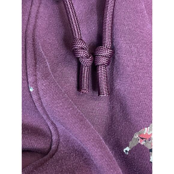 Jordan Essentials Pants Mens M Burgundy All Over Print Tapered Jogger Sweatpants - Picture 9 of 15